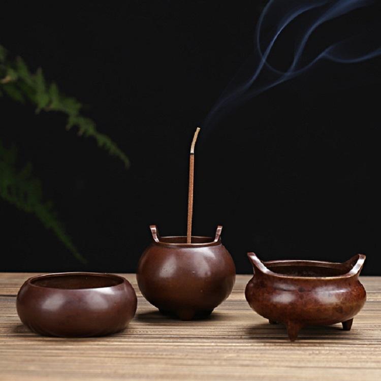Hand-Played Vatican Incense Burner - Pure Copper Small Antique-1915198147894841349