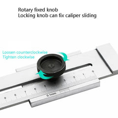 Portable Woodworking Scribing Ruler - 0-300Mm-1915197964243046405