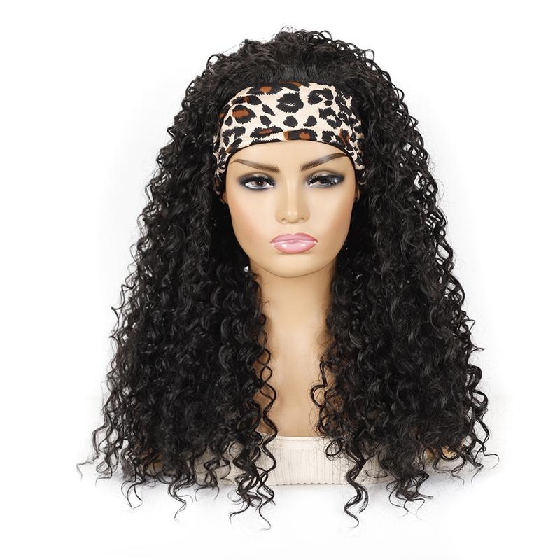 Leopard Print Hairband For Voluminous Hair - Chemical Fiber-1915197692393426944