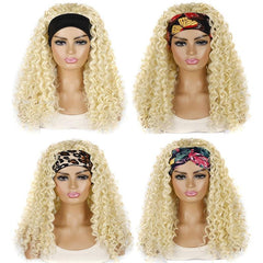 613A Volumizing Hairband Wig - Chemical Fiber Adds Volume-1915198406226219009