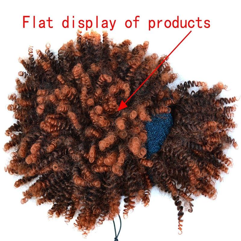 Gradient Small Curly Headscarf Wig In 5.Tjb0 1Bt60B-1915197611032317957