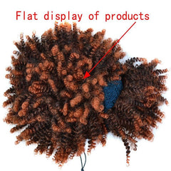 Gradient Small Curly Headscarf Wig In 5.Tjb0 1Bt60B-1915197611032317957