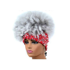 Gradient Small Curly Headscarf Wig In 5.Tjb0 1Bt60B-1915197611032317960