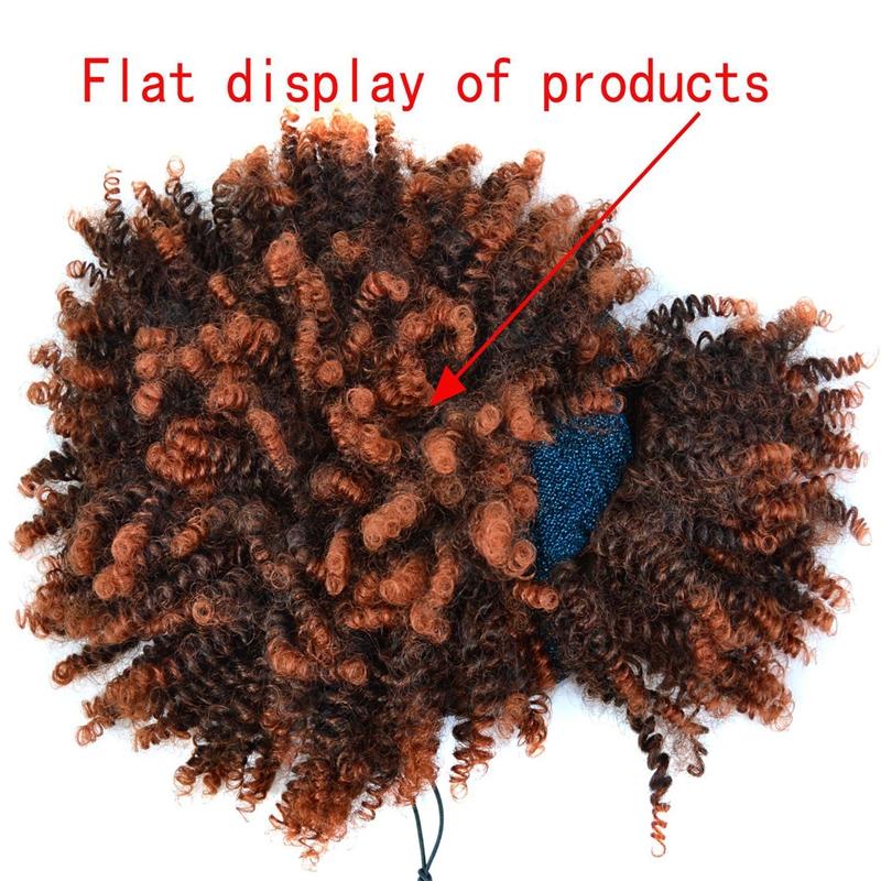 Gradient Small Curly Headscarf Wig In 12.Tjg1 1B Colour-1915197861314826245