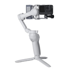 Aluminum Mount Plate Adapter For Dji Action / Gopro Hero9 / 8 Mobile 3 / Om4 Gimbal-1915198397552398340