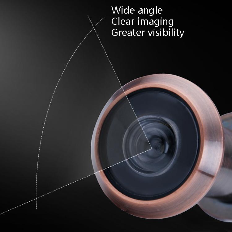 2-Pack Wide-Angle Security Door Viewer - Anti-Tiny Hd Glass Lens - 200 Degree - Red Bronze-1915197986229587971