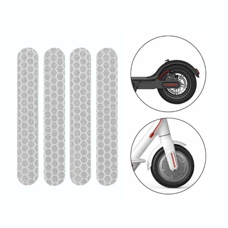 Reflective Stickers For Ninebot Max G30 Scooter - White-1964932296322715648