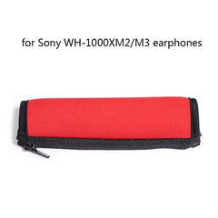 2-Pack Headset Sponge Covers For Sony Wh-1000Xm2 / Xm3 / Xm4 - Champagne Gold Lambskin-1915197860098478083