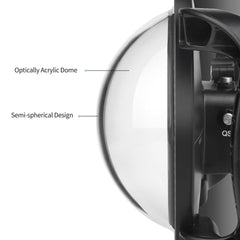 Underwater Dome Port For Dji Action Camera With Handle Trigger-1915197546792357892