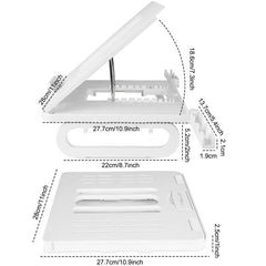 Adjustable Foldable Laptop Stand For Cooling And Ergonomic Lifting-1964932331345154050