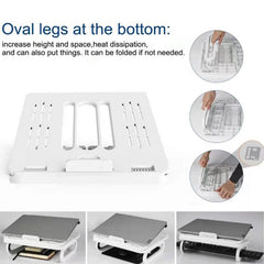 Adjustable Foldable Laptop Stand For Cooling And Ergonomic Lifting-1964932331345154054