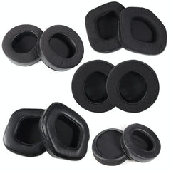 Pair Of Black Lambskin Headset Covers For Alienware Aw988-1915197639956238337