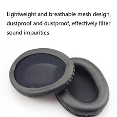 2-Pack Leather Ear Pad Covers For Kingston Cloud Silver Ii Headset - White-1915197982140141571