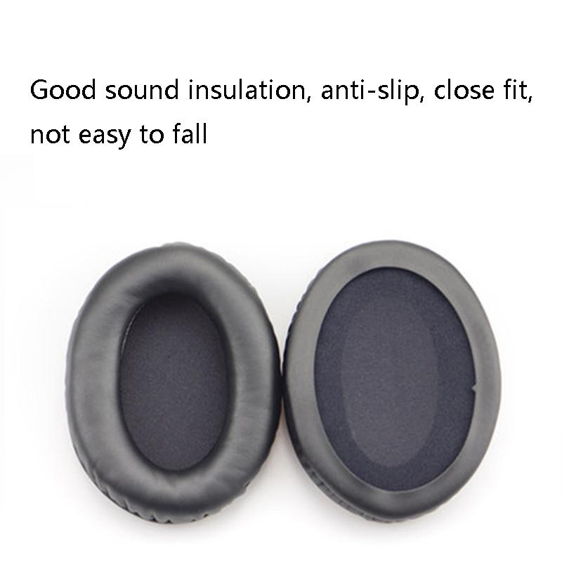 2-Pack Leather Ear Pad Covers For Kingston Cloud Silver Ii Headset - White-1915197982140141572
