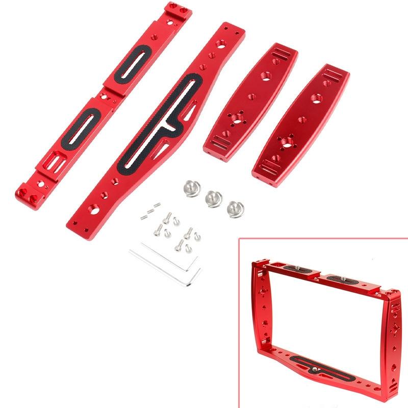 Diving Dual Handheld Grip Bracket Stabilizer Extension Phone Clamp Camera Rig Cage Underwater Case For Gopro Hero9 /8 /7 - Red-1915198279256248321
