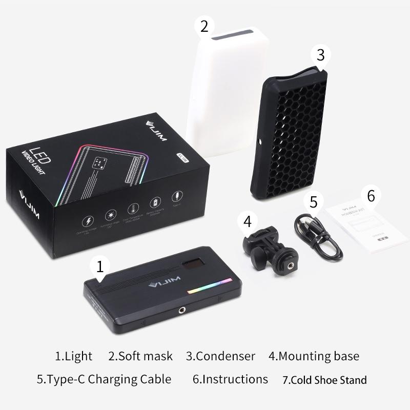 Hand-Held Rgb Fill Light For Portable Photography-1964932357660217353