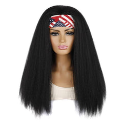 Stars And Stripes Long Hair Turban Headband-1915197980210761733
