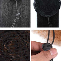 Fluffy Corn Whisker Long Curly Ponytail - Colour 4.27-1915197841517711363
