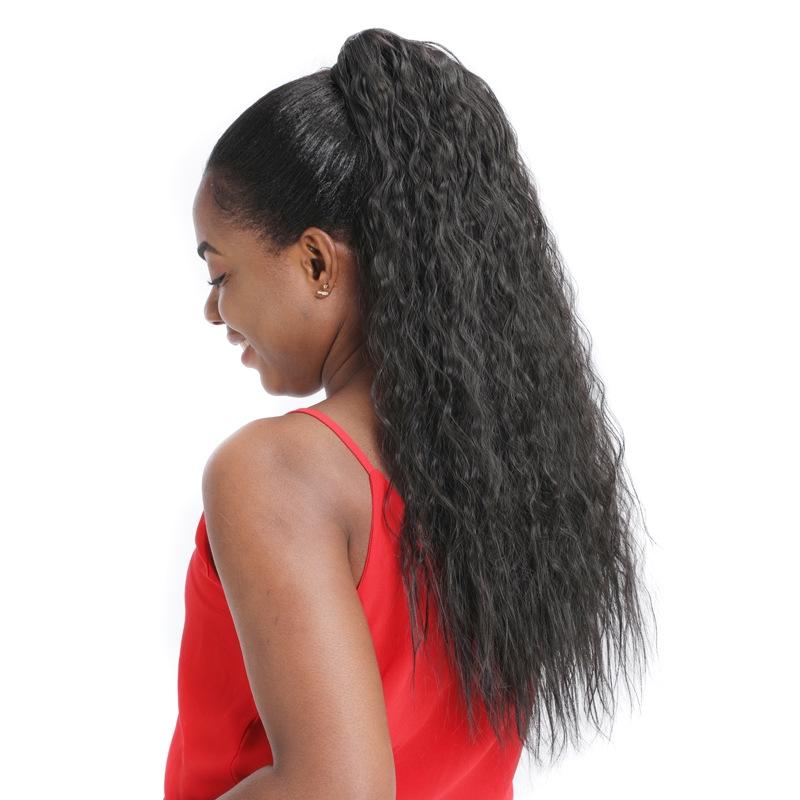 Fluffy Corn Whisker Long Curly Ponytail - Colour 4.27-1915197841517711364