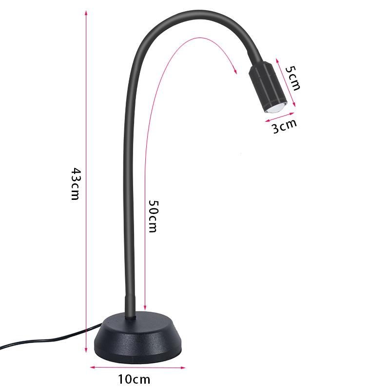 Adjustable Double-Head Led Jewelry Table Lamp For Live Photos-1915197803404070915