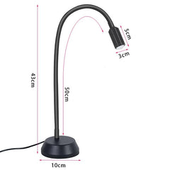 Adjustable Double-Head Led Jewelry Table Lamp For Live Photos-1915197803404070915