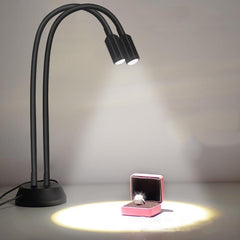 Adjustable Double-Head Led Jewelry Table Lamp For Live Photos-1915197803404070912
