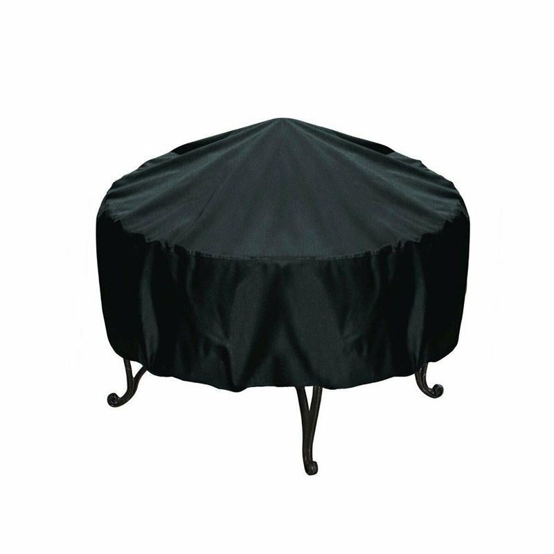 Round Table Cover For Outdoor Garden Grill - Rainproof Dustproof Anti-Ultraviolet - 55X50Cm-1915197997709398016