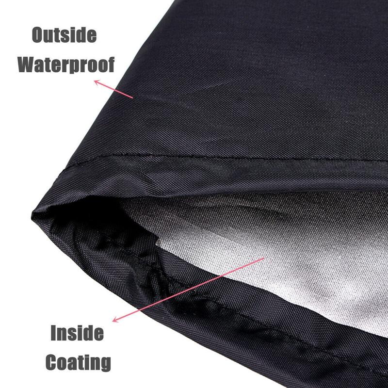 Round Table Cover For Outdoor Garden Grill - Rainproof Dustproof Anti-Ultraviolet - 55X50Cm-1915197997709398018