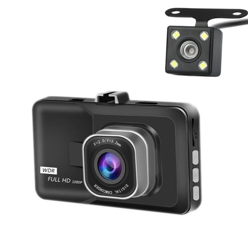 1080P Hd 3.0 Wide-Angle Driving Recorder With Reversing Image-1915197970798743559