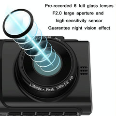 1080P In-Car Night Vision Driving Recorder With Hidden Infrared-1915198284415242244