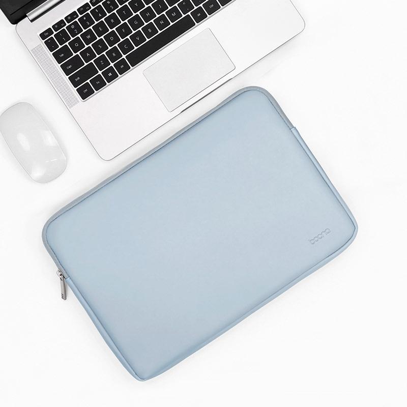 Sky Blue Pu Leather Laptop Bag - 11 / 12 Inch-1915197704351387648
