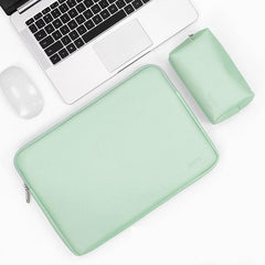 13 / 13.3 / 14 Inch Power & Laptop Bag In Mint Green Pu Leather-1915197555910774784