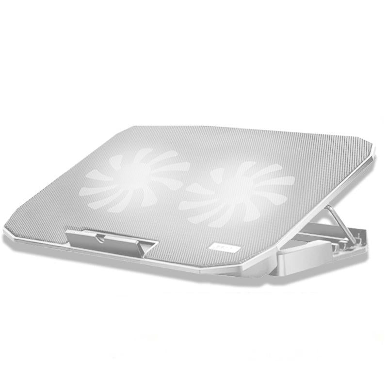 Adjustable Dual Fan Laptop Cooling Stand - Ivory-1964932296138166280