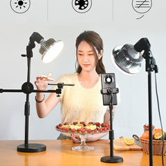 Indoor Jewelry Photography Light - 355W Mushroom Lamp & Stand-1915197793748783107