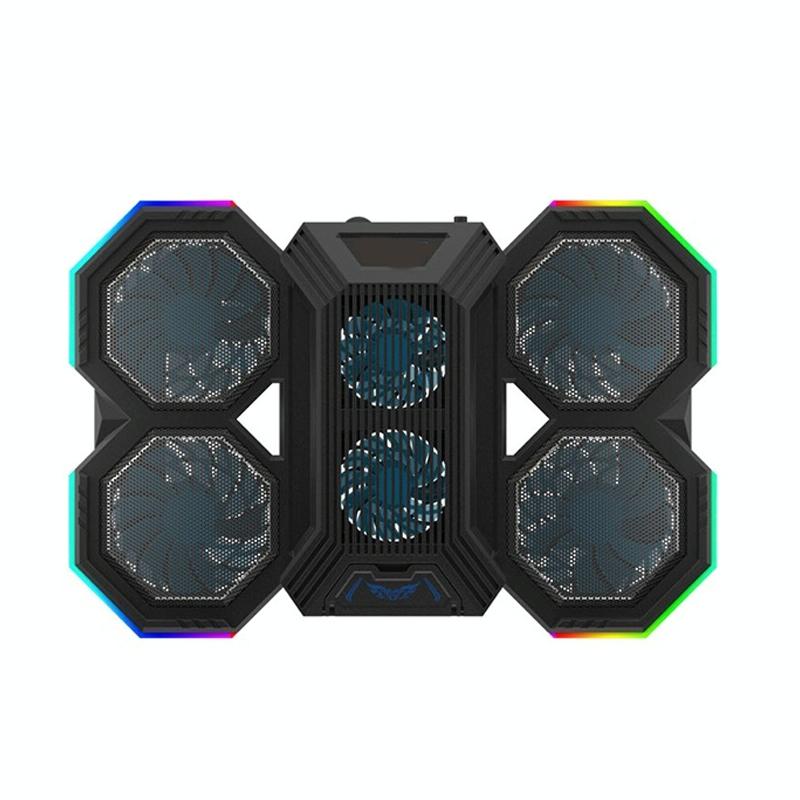 Usb Fan Stand With Phone Holder And Rgb Blue-1915198146816905224
