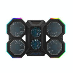 Usb Fan Stand With Phone Holder And Rgb Blue-1915198146816905216