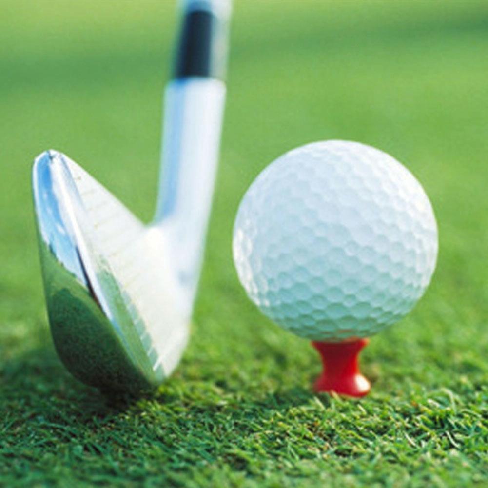 60-Piece Plastic Golf Ball Tees With Ribbon Needle - 43Mm Size-1915197975014019077