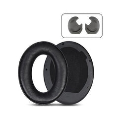 2 Leather Headset Earmuffs For Sony 1000Xm4 - Black Lambskin-1964932294980538374