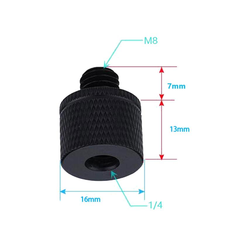 4-Piece Screw Adapter 1 / 4 Female To M8 Male-1915197840041316353