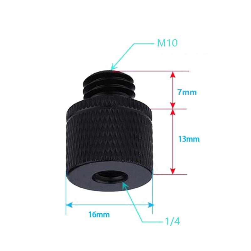 4-Piece A22 1 / 4 Female To M10 Male Screw Adapters-1915197649280176129