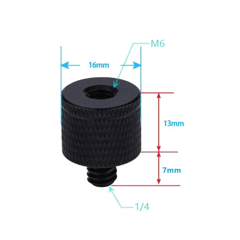 4-Piece A31 M6 To 1 / 4 Screw Adapter Set-1915197542694522881