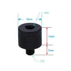 4-Piece A31 M6 To 1 / 4 Screw Adapter Set-1915197542694522881