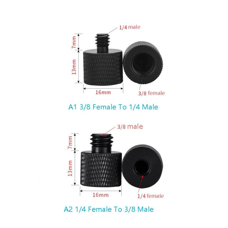 10-Piece Screw Adapter Set 1 / 4 Female To 3 / 8 Male Blue-1915197636793733122