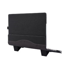 15.6 Inch Multifunctional Laptop Case With Stand - Black Pu Leather-1915197945309958144