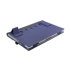15.6 Inch Multifunctional Laptop Case With Stand - Blue Pu Leather-1915197784328376326