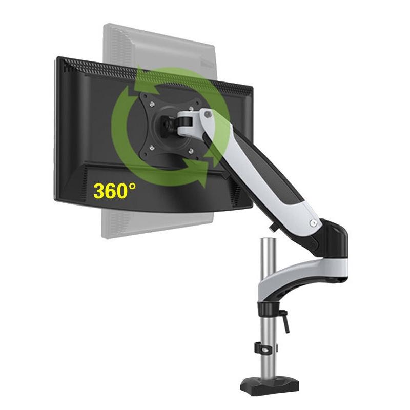 Rotating Desktop Monitor Stand - Lifts And Saves Space-1964932293088907268
