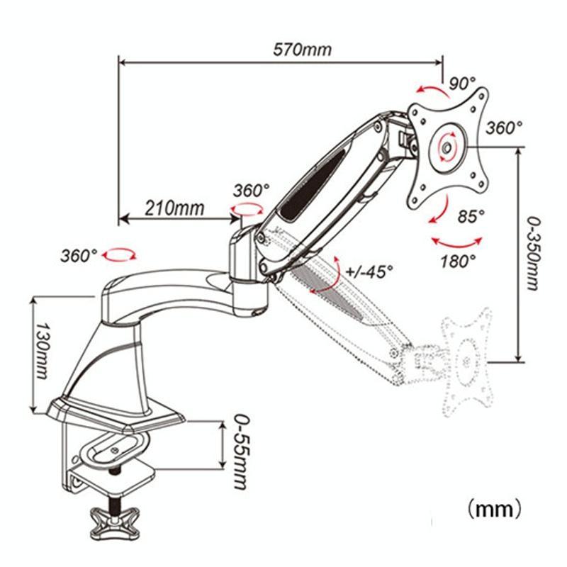 Adjustable Monitor Stand With Rotating Lift Function-1964932281151918082