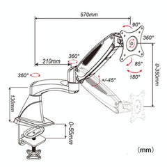 Adjustable Monitor Stand With Rotating Lift Function-1964932281151918082