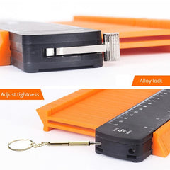 Metal Profile Contour Utensils Set With Lock - 6 & 10 Ruler Straight Pencil Screwdriver-1915197819799605253