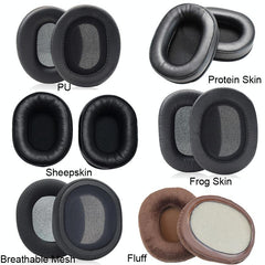 Thick Sheepskin Headset Earmuffs For Audio-Technica Ath-M50X / M30X / M40X / M20X - Black-1915198388069076993